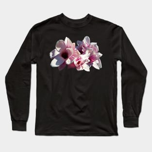 Magnolias - Closeup of Magnolias Long Sleeve T-Shirt